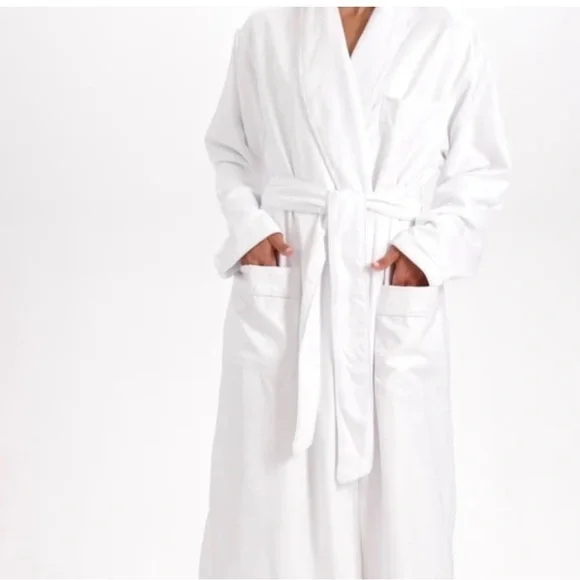 Warm Cozy White Women's Monarch Cypress Bathrobe - OSFM - Picture 2 of 13